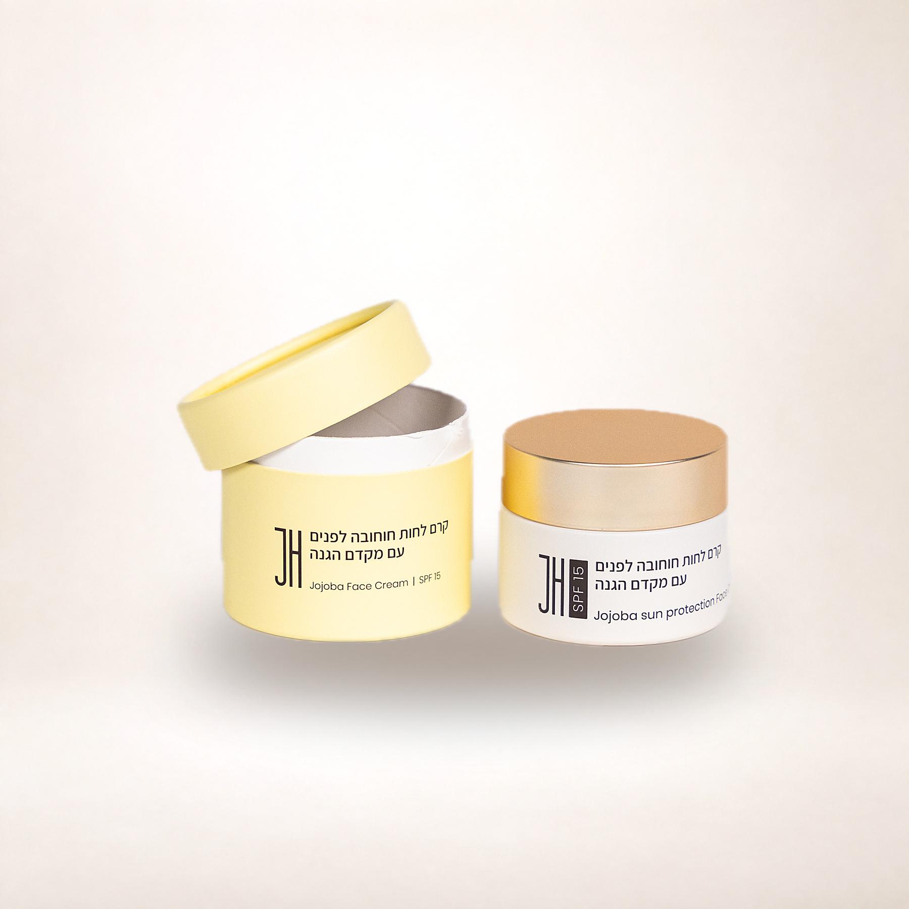 קרם פנים יום חוחובה SPF15 50 מ״ל — קרם לחות עם מקדם הגנה מהשמש